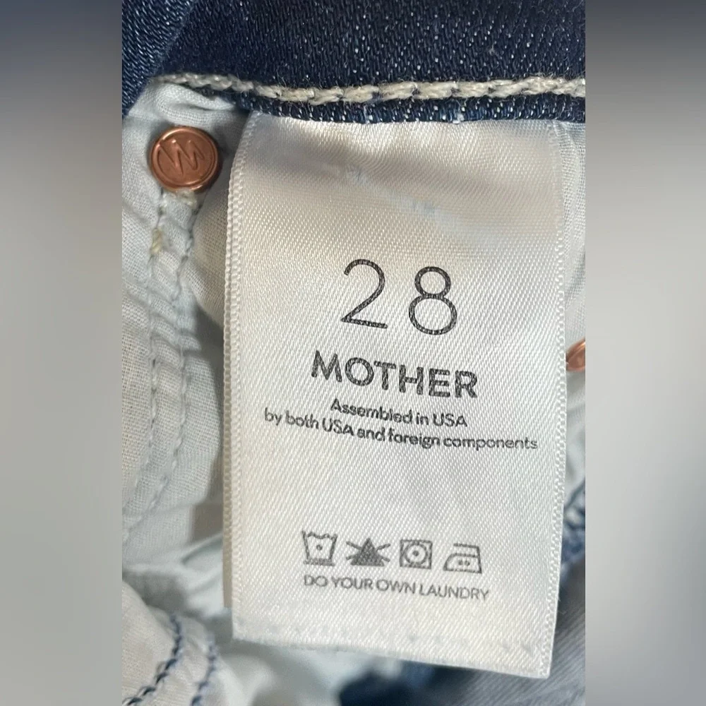 MOTHER The Twister Sneak Flare Jeans, Blue, Women’s 28